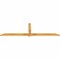 Ekena Millwork Eugene Rough Sawn Timber Gable Bracket, Western Red Cedar, 96"W x 28"H x 2"D x 4"F, 7/12 Pitch GBW096X28X0204EUG00RWR - alternate 3